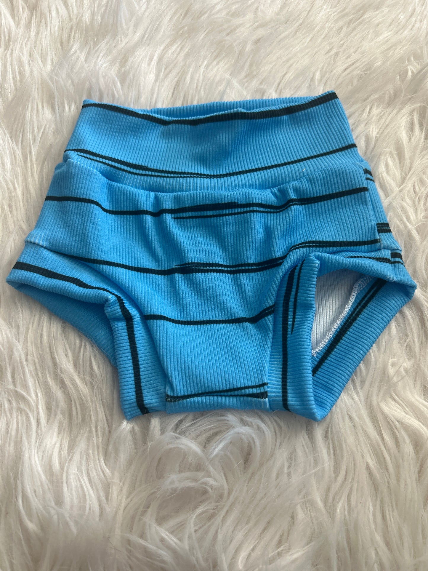 18 month blue stripe bummies