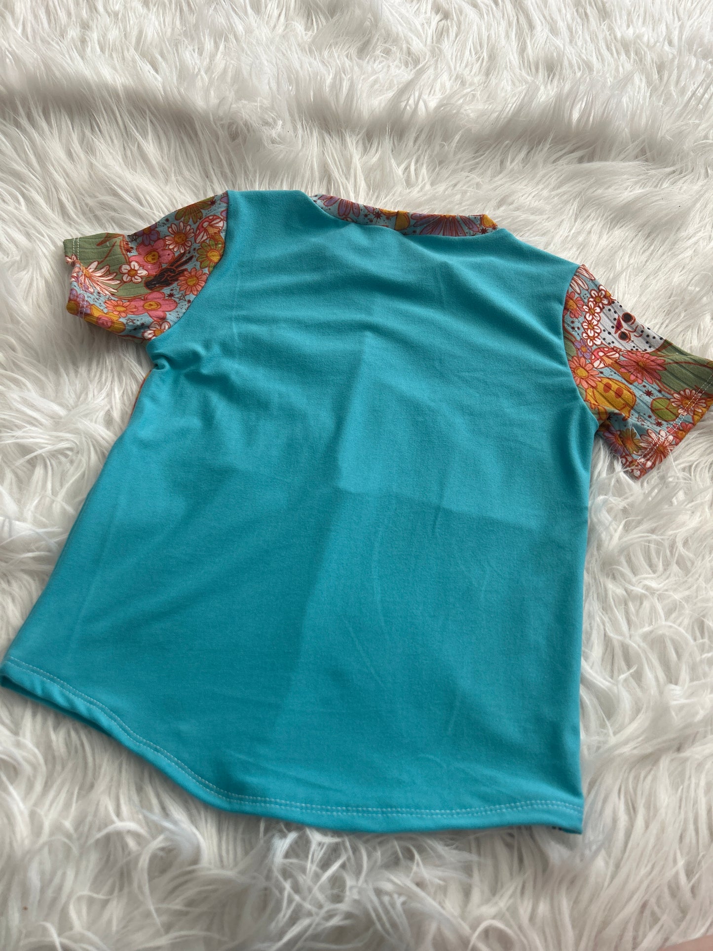 4T floral horror Maddox tee