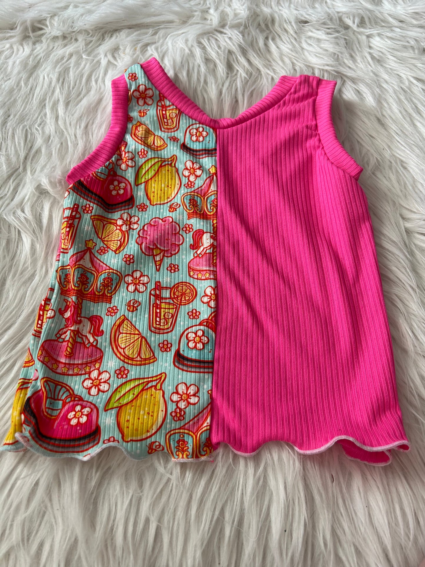 5T mid length crop tank