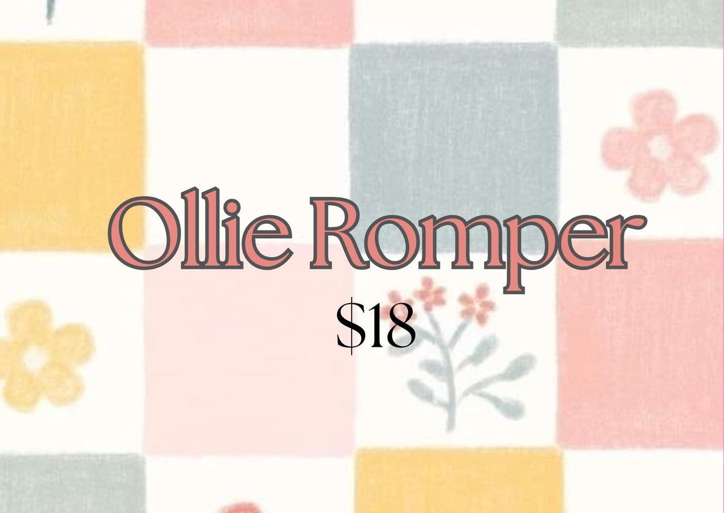 Mystery Ollie romper